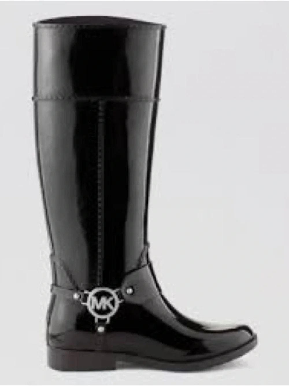 ‼️WOW‼️Michael Kors Glossy Black Tall Rain Boots♨️
